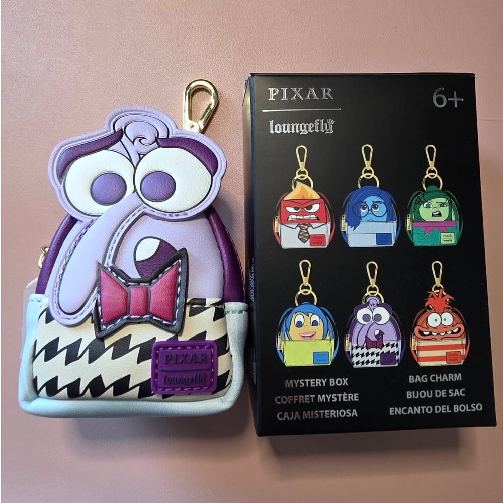 *FEAR CONFIRMED* Loungefly Inside Out Cosplay Mini Backpack Keychain Charm